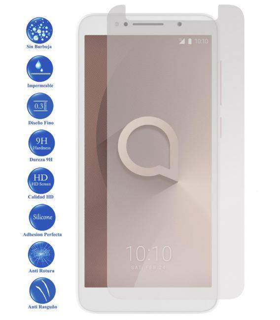 Protector de Pantalla Cristal Templado Vidrio 9H Premium para Alcatel 1C 3G 5.3