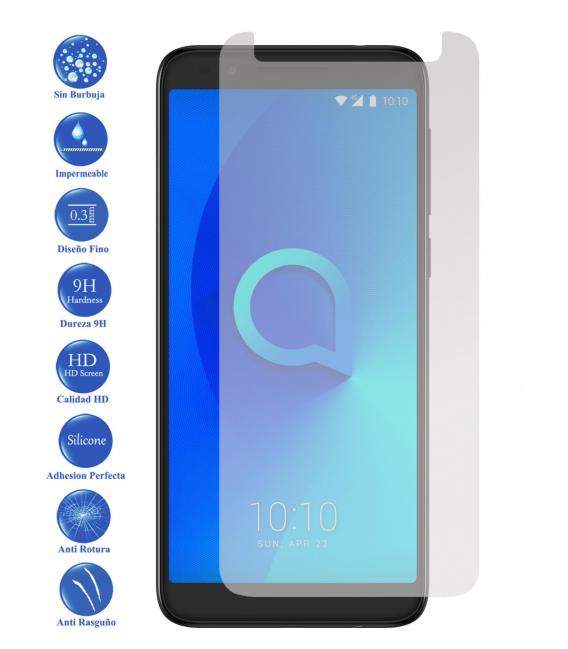 Protector de Pantalla Cristal Templado Vidrio Premium para Alcatel 3L 5034D 5.5