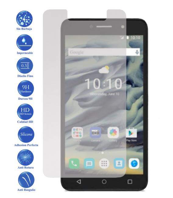 Protector de Pantalla Cristal Templado Vidrio 9H Premium para Alcatel A2 XL 4G 6