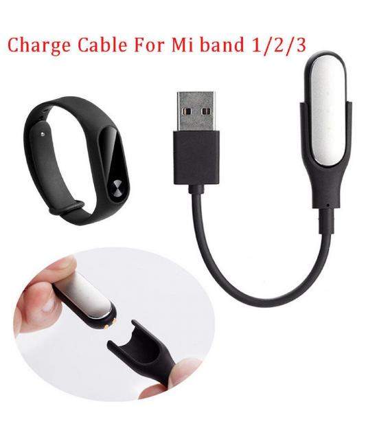 Cable USB carga y sincronización 0.15 Metros para pulsera Xiaomi MI Band 1 2 3 4 5