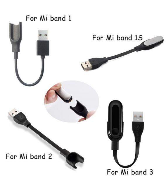 Cable USB carga y sincronización 0.15 Metros para pulsera Xiaomi MI Band 1 2 3 4 5