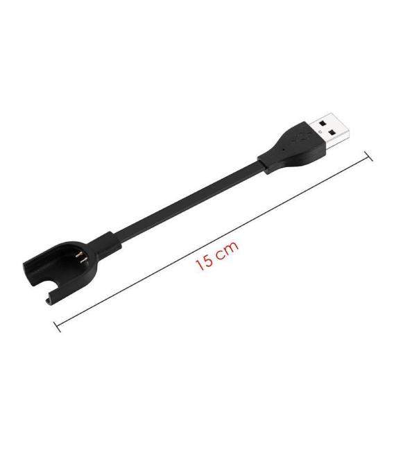Cable USB carga y sincronización 0.15 Metros para pulsera Xiaomi MI Band 1 2 3 4 5