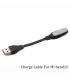 Cable USB carga y sincronización 0.15 Metros para pulsera Xiaomi MI Band 1 2 3