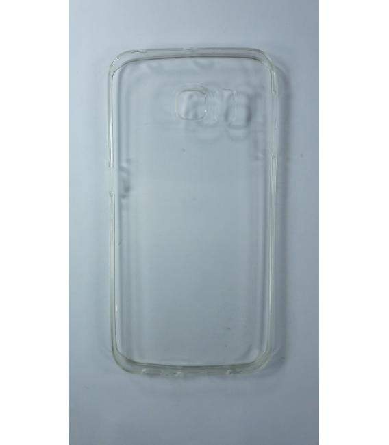 Funda de gel TPU carcasa silicona para Samsung Galaxy S6 Edge Transparente