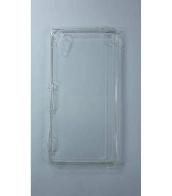 Funda de gel TPU carcasa silicona para Sony Ericsson Xperia M4 Transparente