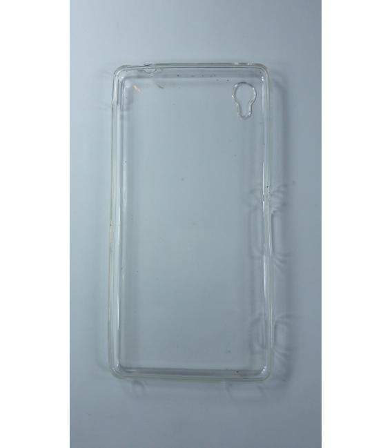 Funda de gel TPU carcasa silicona para Sony Ericsson Xperia M4 Transparente