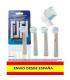 12 Recambios compatible con cepillo de dientes electrico ORAL B cabezal BRAUN - thumbnail 1