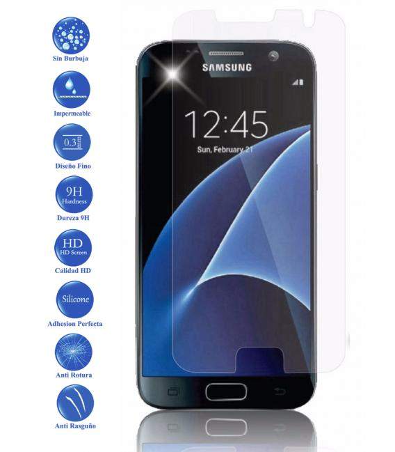 Protector de Pantalla Cristal Templado Vidrio 9H para Samsung Galaxy S7 G930