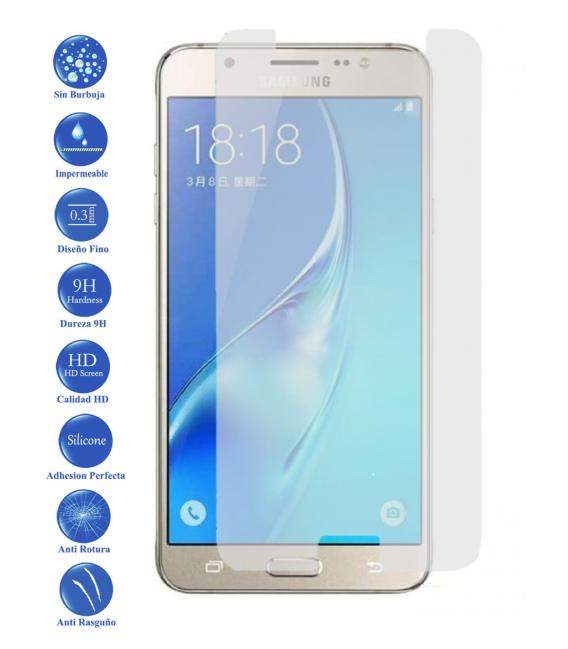 Protector de Pantalla Cristal Templado Vidrio para Samsung Galaxy J7 J710f 2016