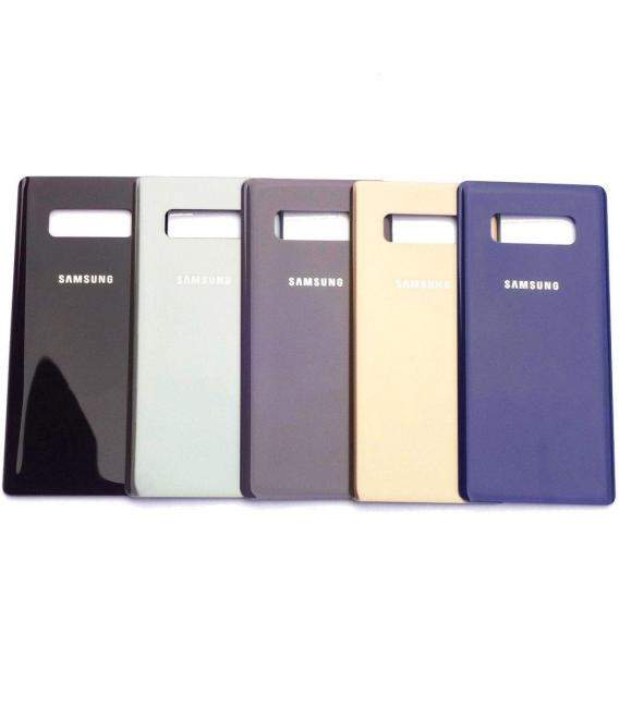 Tapa trasera de bateria cristal trasero para Samsung Galaxy Note 8 Elige color