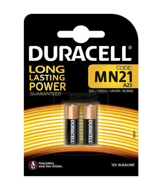 Pilas Duracell bateria original Alcalina Especial LR23A 12V blister 2X Unidades
