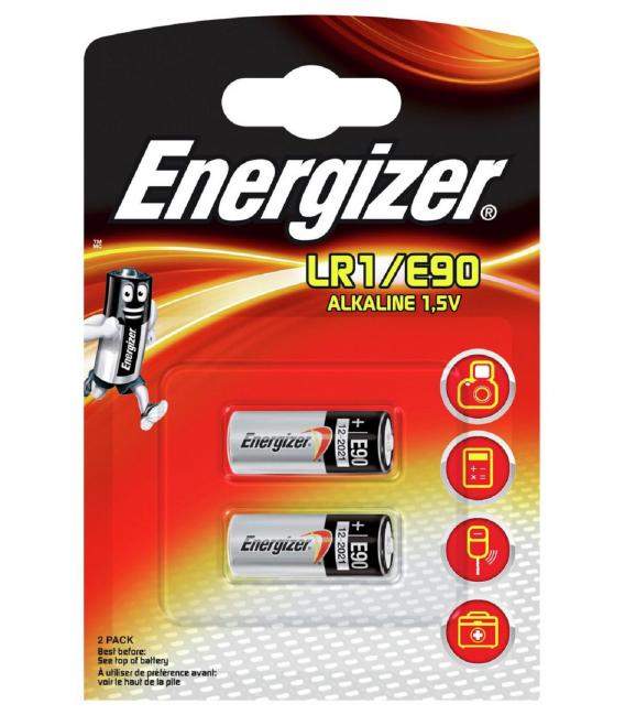 Pilas Energizer bateria original Alcalina Especial LR1 1,5V blister 2X Unidades