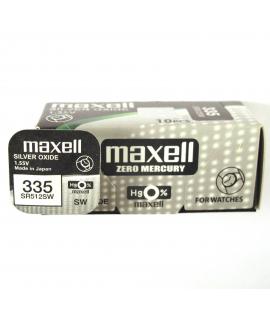 Pilas de boton Maxell bateria original Oxido de Plata SR512SW blister 10X Uds