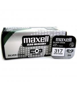 Pilas de boton Maxell bateria original Oxido de Plata SR516SW blister 2X Uds