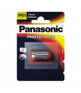 Pila Panasonic bateria original Litio Especial CR123A 3V en blister 1X Unidad