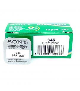 Pila de boton Sony bateria original Oxido de Plata SR712SW en blister 1X Unidad
