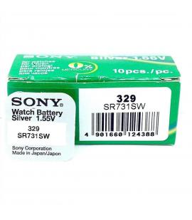 Pila de boton Sony bateria original Oxido de Plata SR731SW en blister 1X Unidad