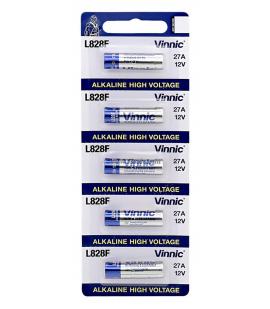 Pilas Vinnic bateria original Alcalina Especial LR27A 12V en blister 5X Unidades