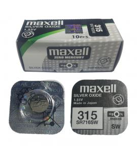 Pila de boton Maxell bateria original Oxido de Plata SR716SW blister 1X Unidad