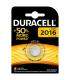 Pila de boton Duracell bateria original Litio CR2016 3V en blister 1X Unidad - thumbnail 1