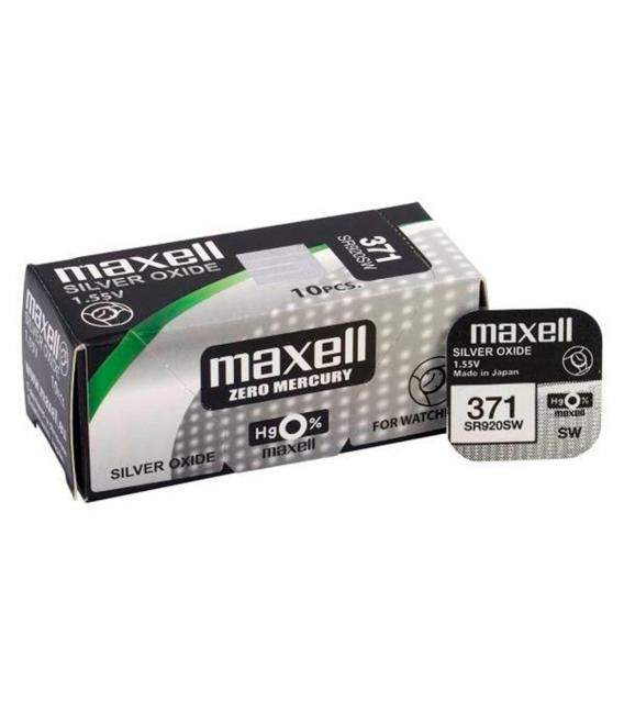 Pila de boton Maxell bateria original Oxido de Plata S920SW en blister 1X Unidad