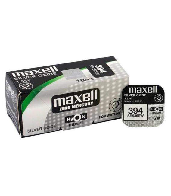 Pilas de boton Maxell bateria original Oxido de Plata SR936SW blister 2X Uds