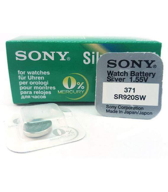 Pilas de boton Sony bateria original Oxido de Plata SR920SW blister 5X Unidades