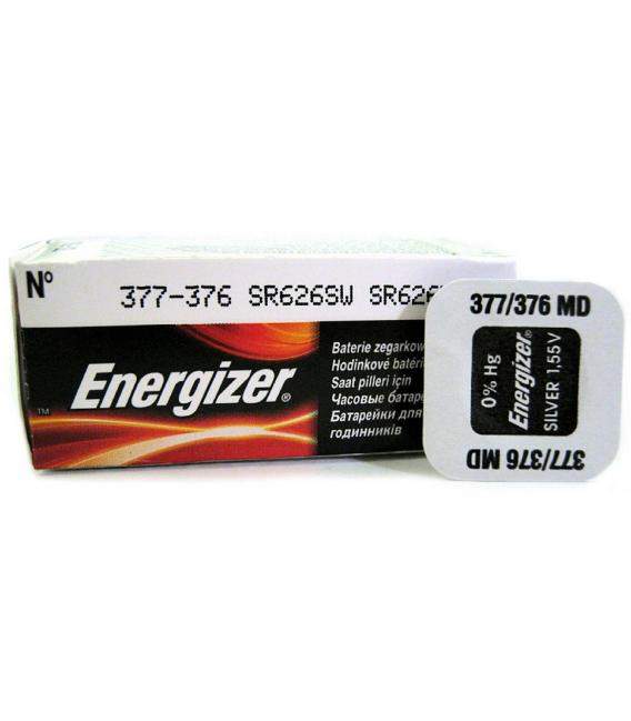 Pilas de boton Energizer bateria original Oxido de Plata SR626 blister 2X Uds