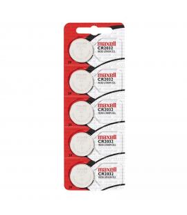 Pilas de boton Maxell bateria original Litio CR2032 NEW 3V blister 5X Unidades