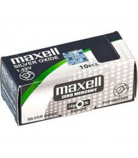 Pilas de boton Maxell bateria original Oxido de Plata SR721W blister 10X Uds