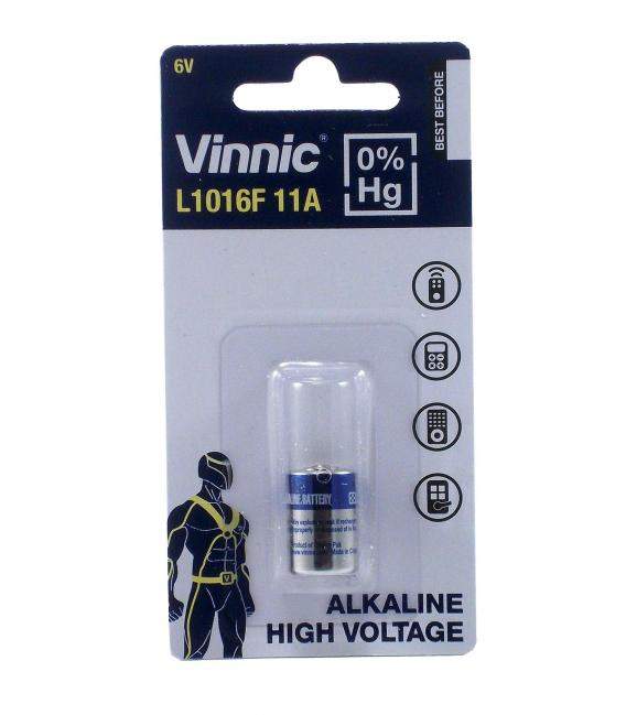 Pila Vinnic bateria original Alcalina Especial MN11 6V en blister 1X Unidad