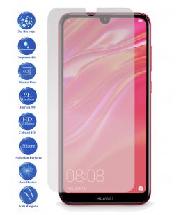 Protector de Pantalla Cristal Templado Vidrio 9H Premium para Huawei Y7 2019