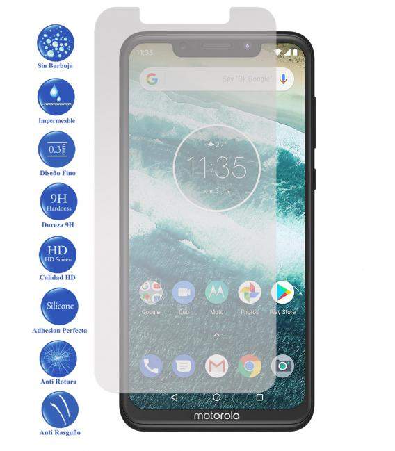 Protector de Pantalla Cristal Templado Vidrio 9H Premium para Motorola Moto One