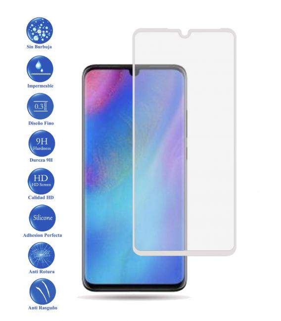 Protector de Cristal Templado Completo 3D 9H para Huawei P30 Lite Elige Color