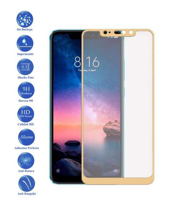 Protector de Cristal Templado Completo para Xiaomi Redmin Note 6 Pro Elige Color