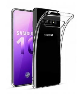 Funda de gel TPU carcasa silicona para movil Galaxy S10 Plus Transparente