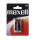 Pilas Maxell bateria original Salina Manganeso Petaca 6F22 9V blister 2X Uds - thumbnail 1