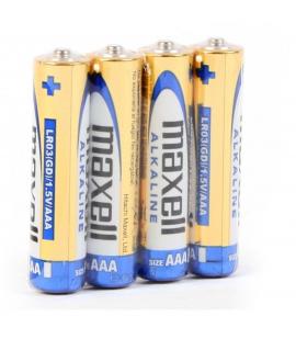 Pilas Maxell bateria original Alcalina Tipo AAA LR03 BULK 1.5V blister 4X Uds