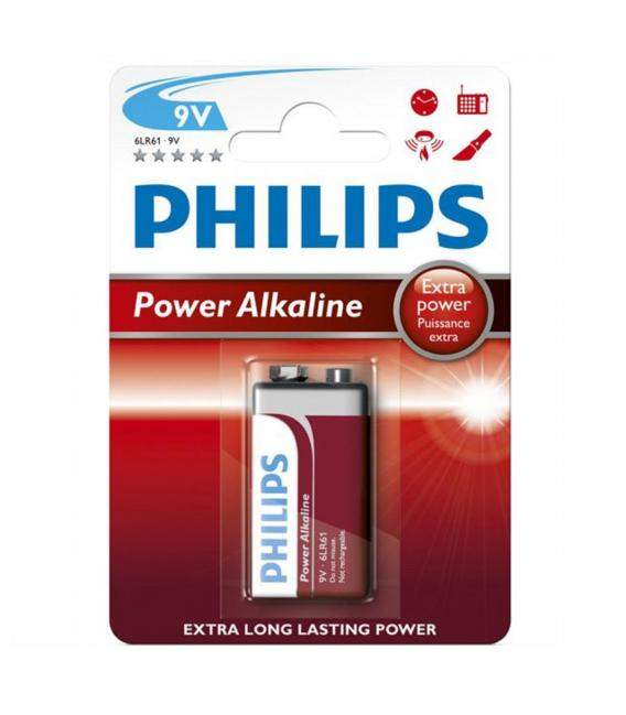 Pila Philips bateria original Alcalina Tipo AA LR6 1.5V en blister 1X Unidad
