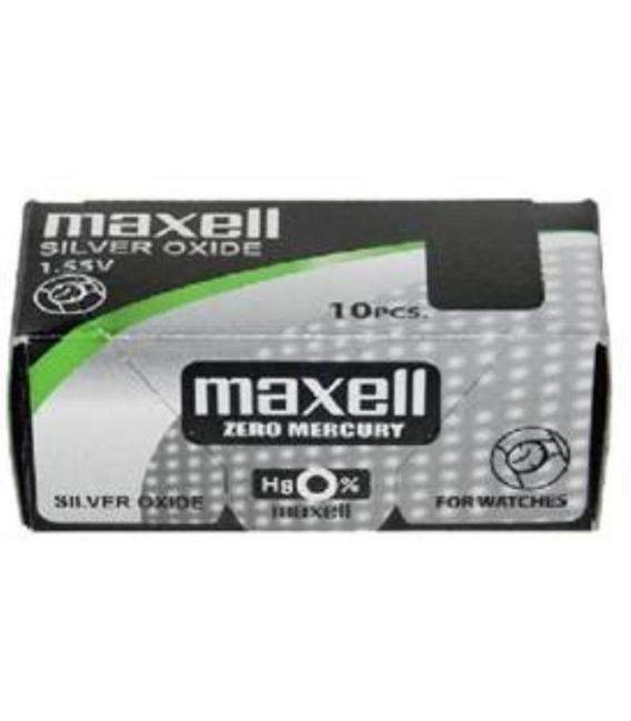 Pila de boton Maxell bateria original Oxido de Plata SR41SW 1.55V blister 1X Unidad