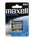 Pilas Maxell bateria original Alcalina Tipo AA LR3 en blister 4X Unidades - thumbnail 8