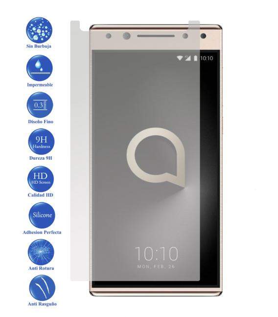Protector de Pantalla Cristal Templado Vidrio 9H Premium para Alcatel 5 2019