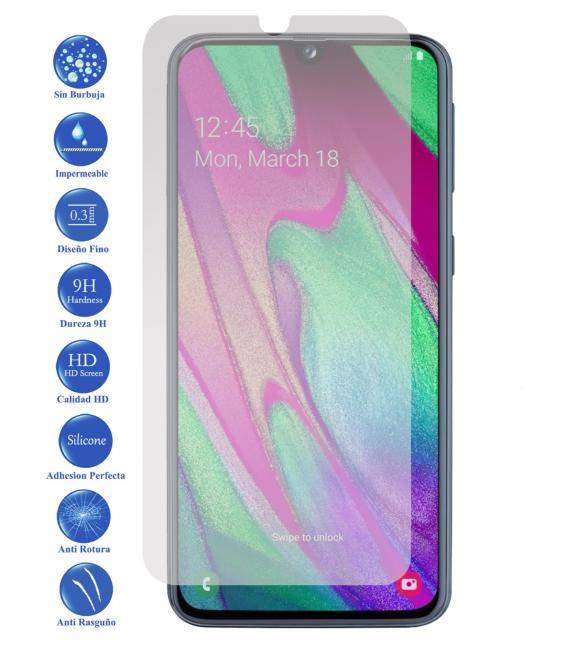 Protector de Pantalla Cristal Templado Vidrio 9H para Samsung Galaxy A40 2019