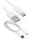 Cable de carga datos para movil Micro USB-C Tipo C 3.1 a USB 2.0 2 Metros Blanco