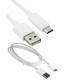 Cable de carga datos para movil Micro USB-C Tipo C 3.1 a USB 2.0 2 Metros Blanco - thumbnail 1