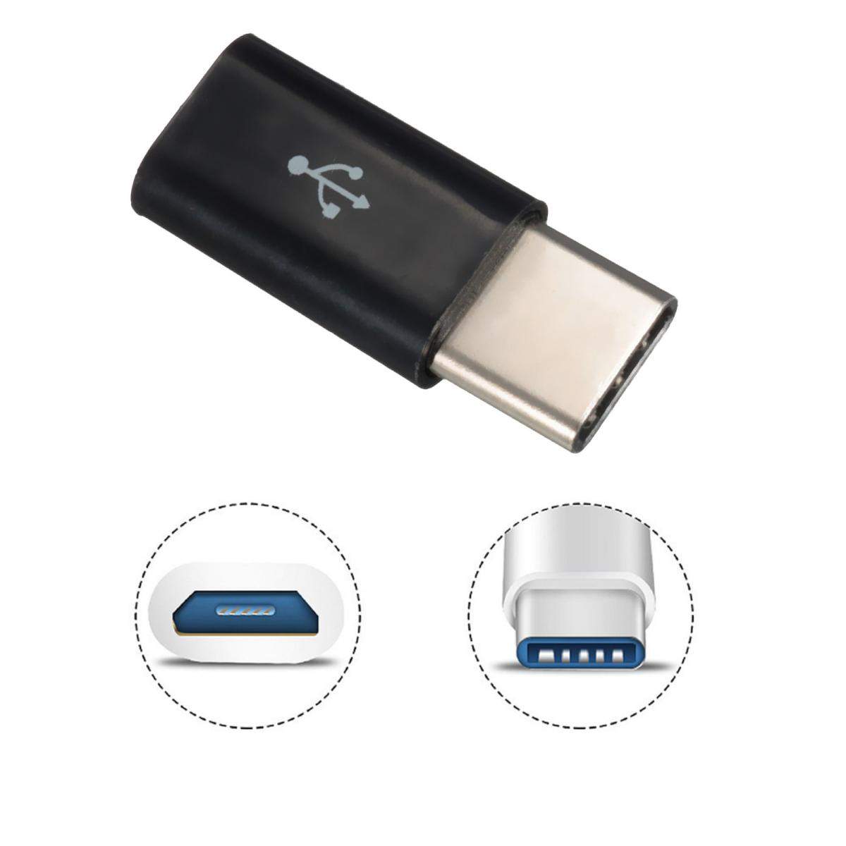 Endurecer Acurrucarse amanecer Adaptador Conector de Micro USB 5 Pin Hembra a 3.1 Tipo C Macho Blanco