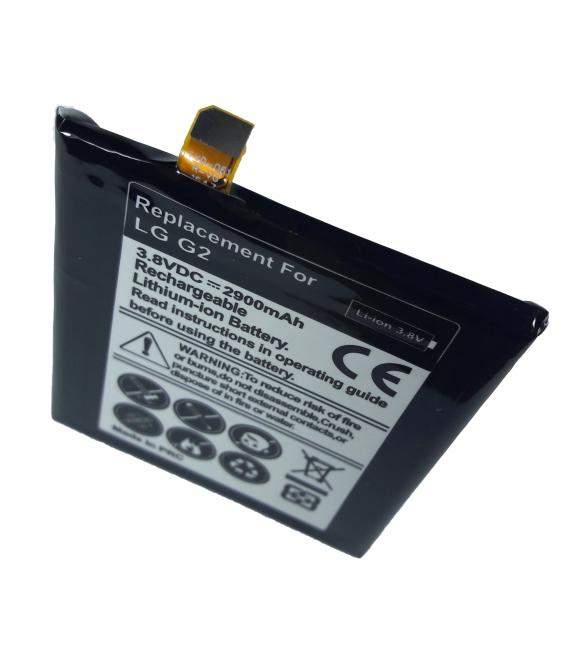 Bateria de recambio neutral para LG Optimus G2 Modelo bl-t7 Capacidad 2900 mah