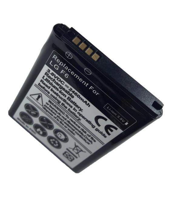 Bateria de recambio neutral para LG Optimus F6 Modelo d500 Capacidad 2460 mah