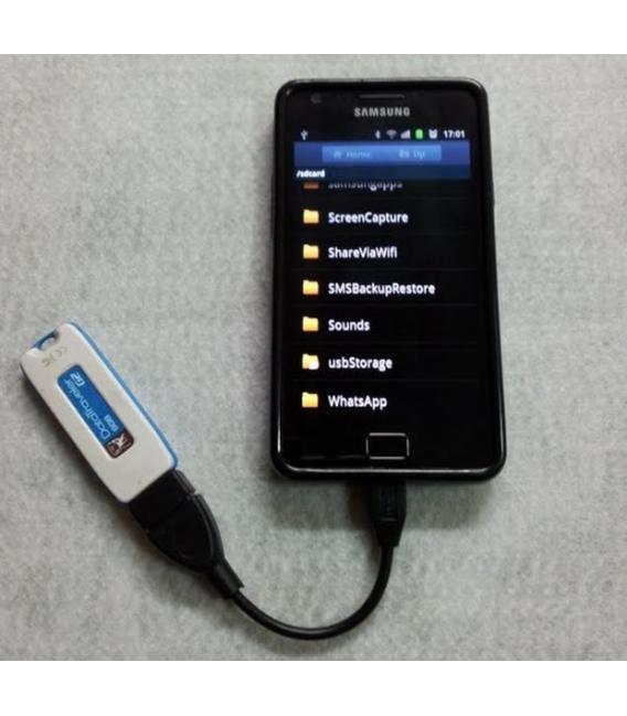 CABLE ADAPTADOR HOST OTG USB 2.0 HEMBRA A MICRO USB MACHO PARA BQ AQUARIS E4.5 