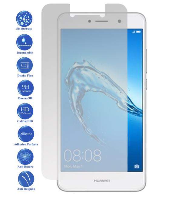 Protector de Pantalla Cristal Templado Vidrio 9H Premium para Huawei Y7 2017